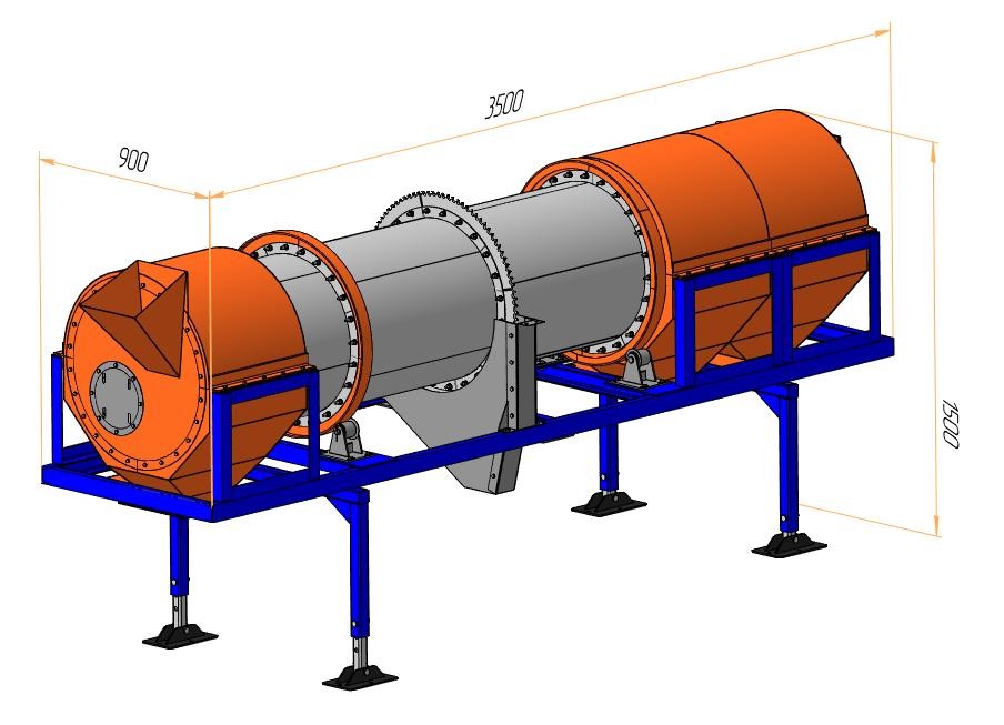 БАРАБАННАЯ СУШКА «БСП-2»
