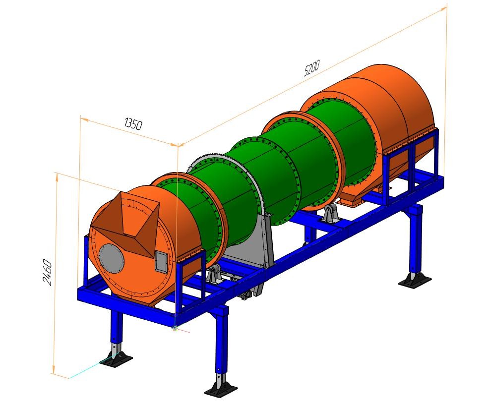 БАРАБАННАЯ СУШКА «БСП-4»